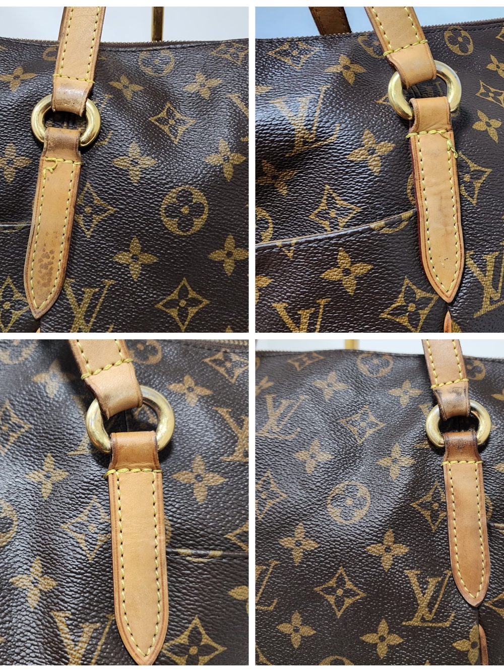 LOUIS VUITTON Totally GM Monogram Canvas Shoulder Bag Brown - Picture 10 of 16
